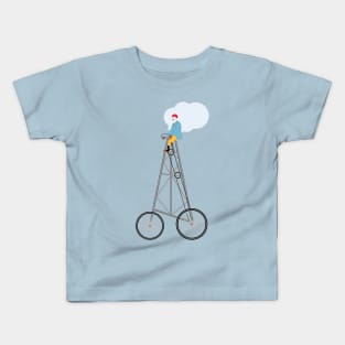 The World's Tallest Bicycle The Eiffel Tower Bike Kids T-Shirt